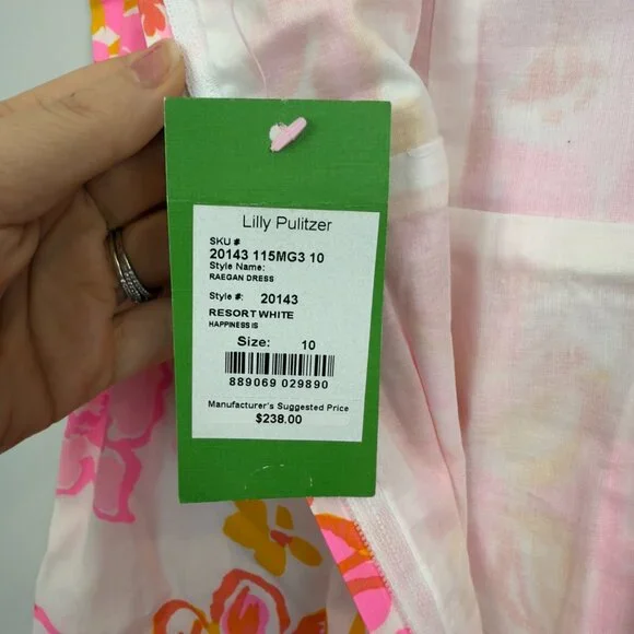 Lilly Pulitzer Women's Raegan Fit & Flare Dress Size 10 - Picture 8 of 13